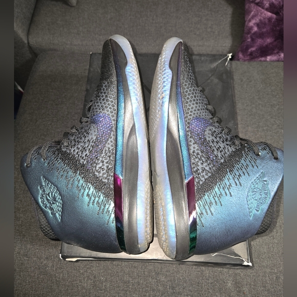 Air Jordan XXX1 Shoes with Box - Mens Size 8.5 - Black & Metallic Silver - Picture 6 of 12